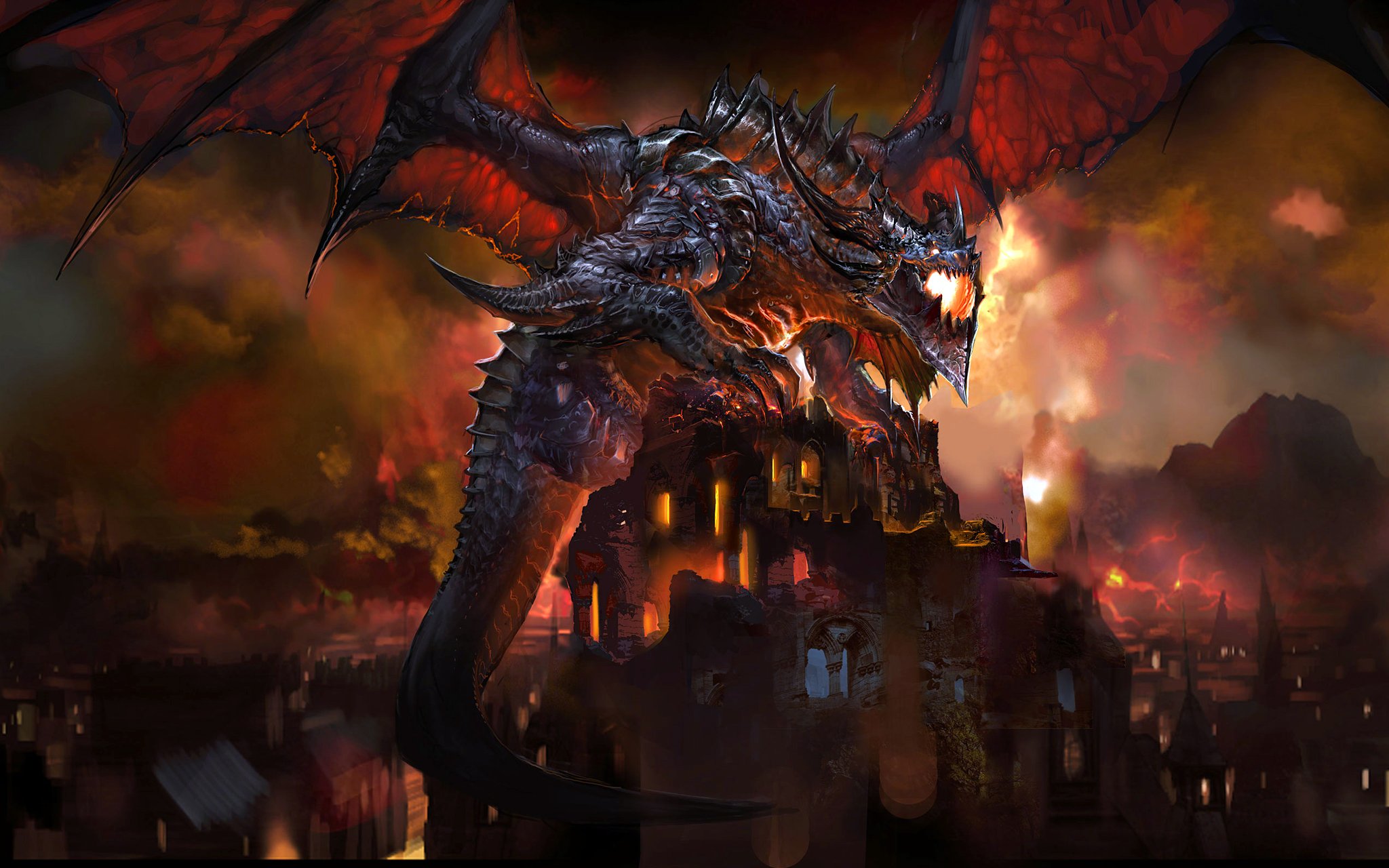 Wallpapers Fantasy and Science Fiction Creatures : Dragons 