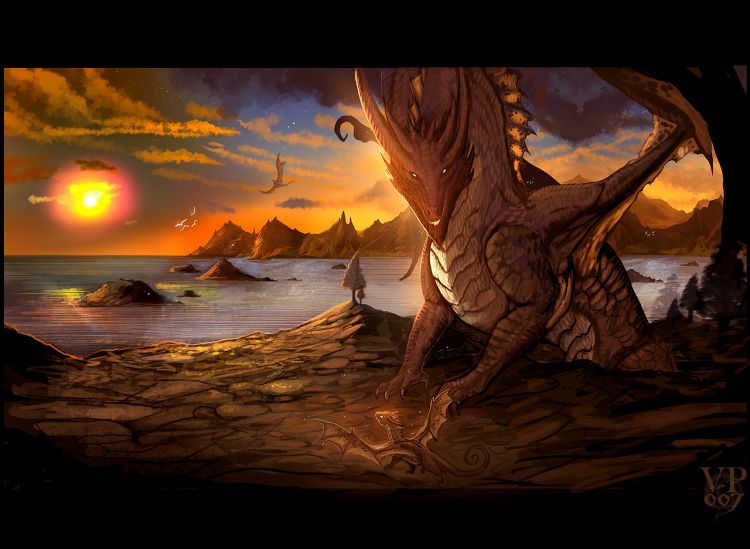 Wallpapers Fantasy and Science Fiction Creatures : Dragons Wallpaper N308769