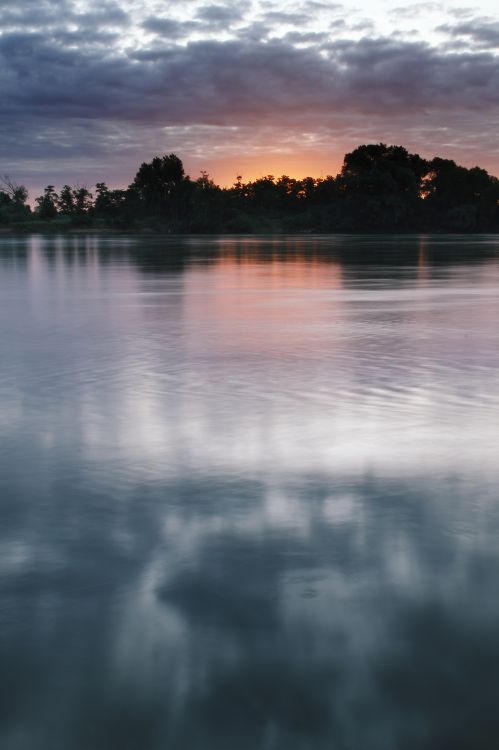 Fonds d'cran Nature Couchers et levers de Soleil Lever de Loire