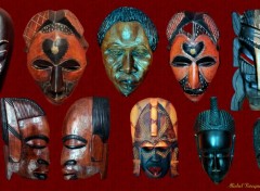  Objets Masques africains