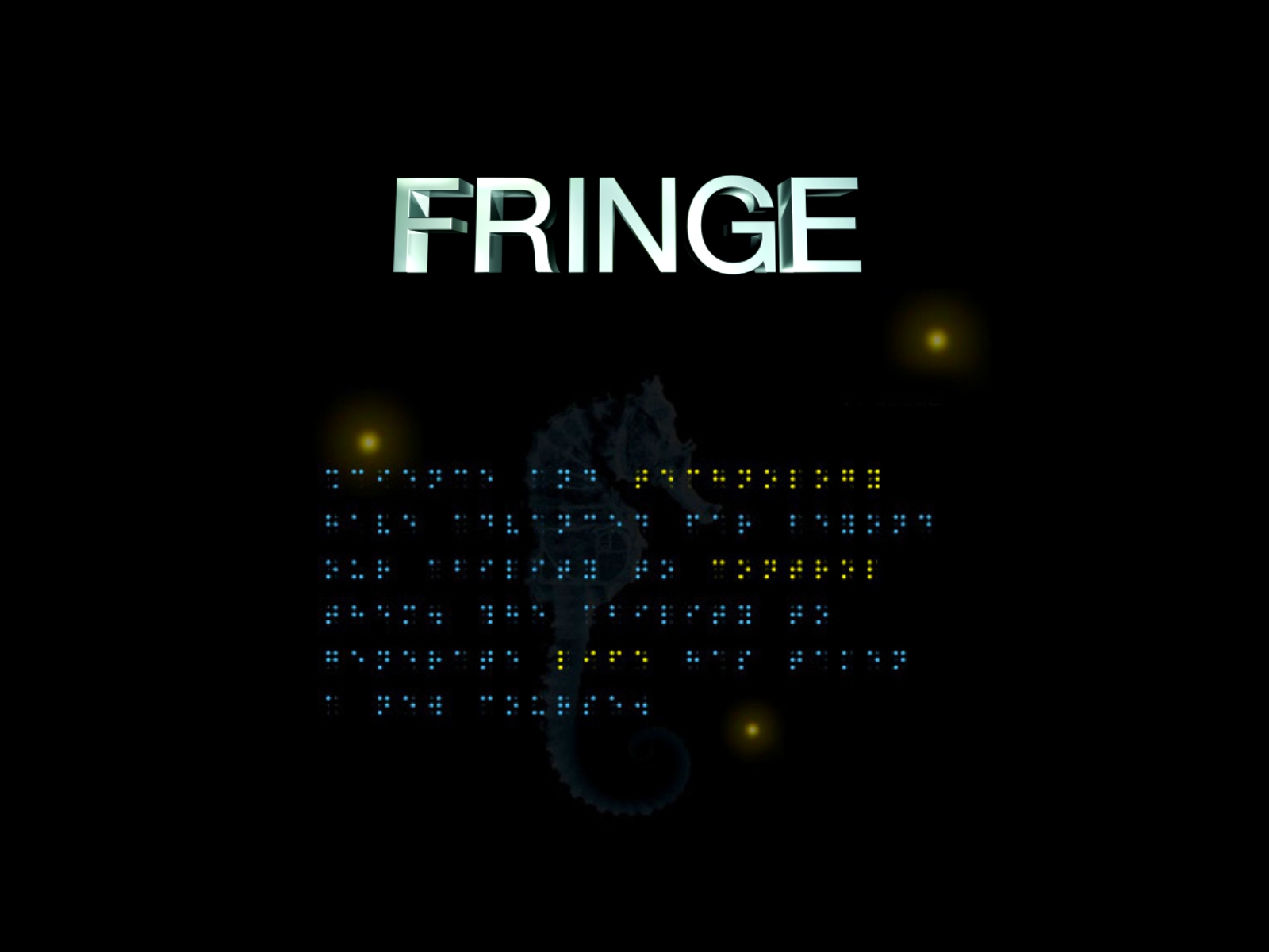 Wallpapers TV Soaps Fringe FRINGE Glyphes