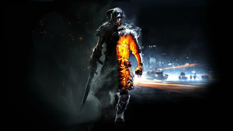 Wallpapers Video Games Miscellaneous Battlefield 3 VS The Elder Scrolls V: Skyrim