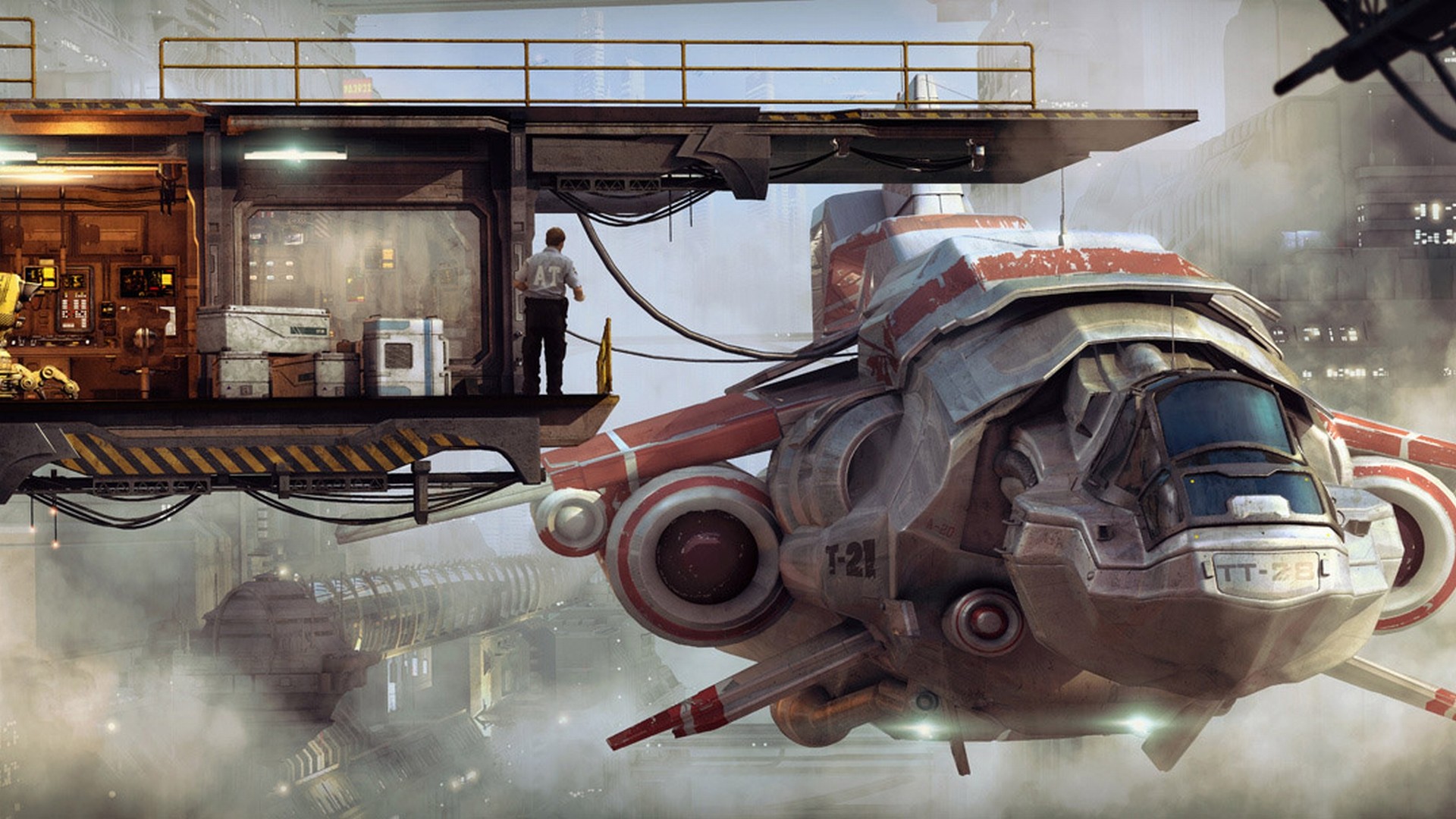 Wallpapers Fantasy and Science Fiction Spaceships 