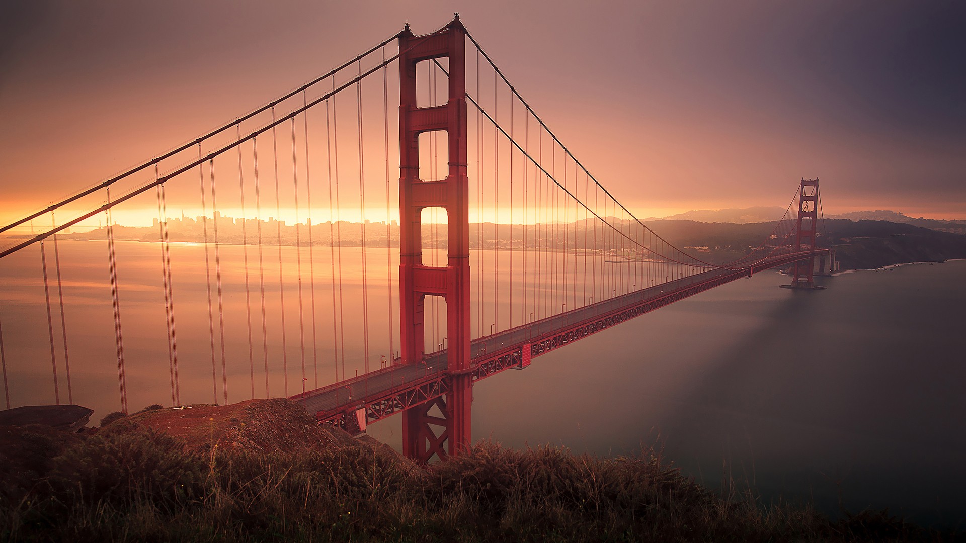 Wallpapers Constructions and architecture Bridges - Aqueduct Golden Gate