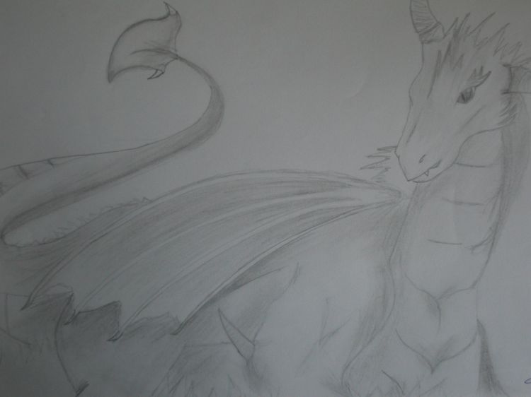 Fonds d'cran Art - Crayon Fantasy - Dragons Dragon