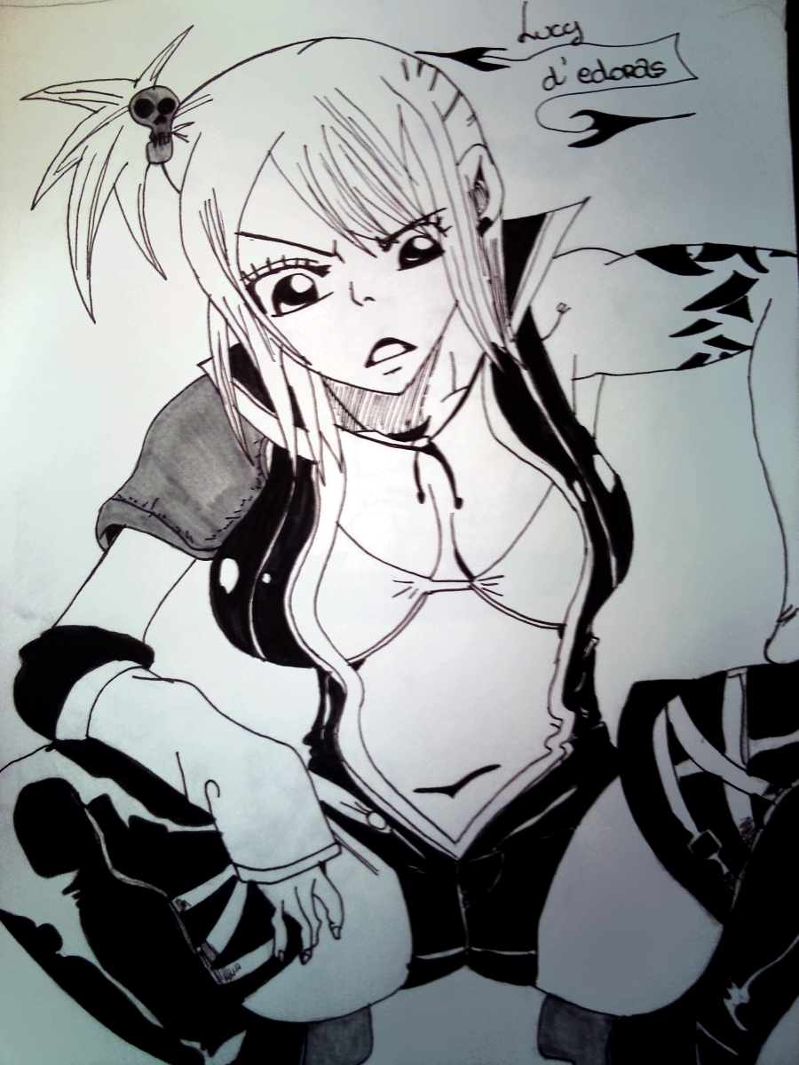 Fonds d'cran Art - Crayon Manga - Fairy Tail Lucy Ashley ( lucy de edoras)