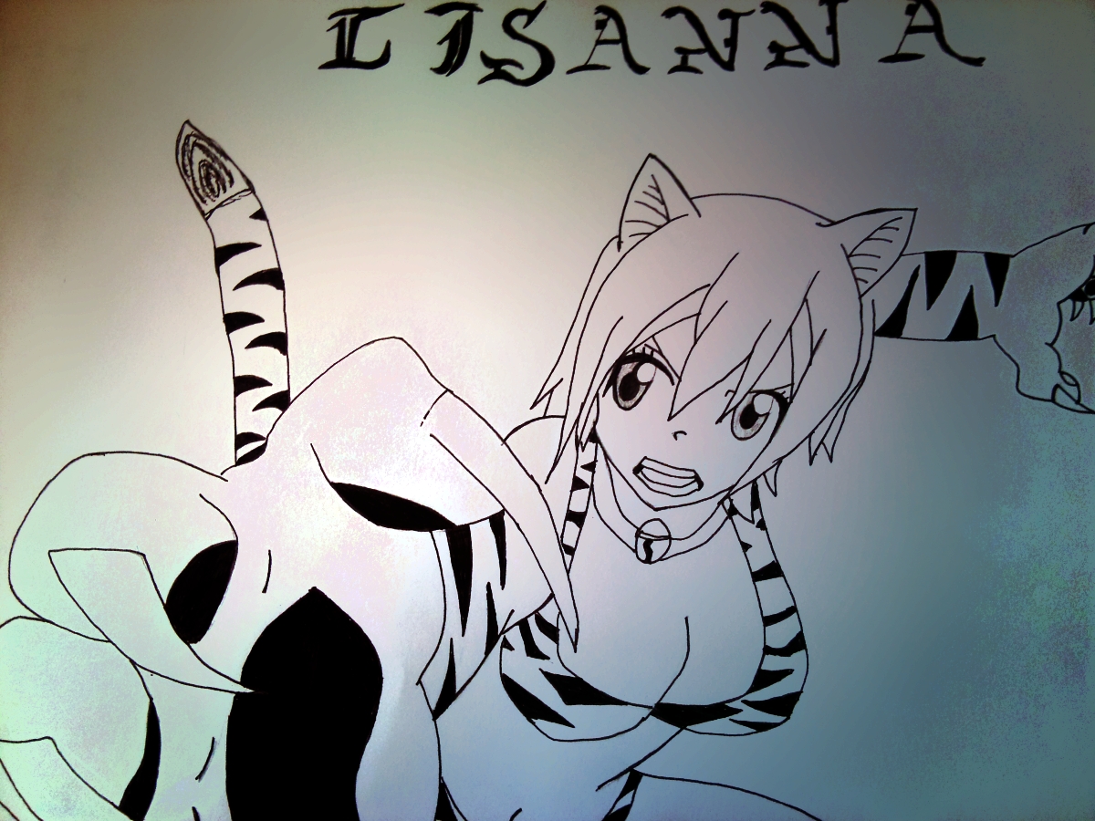 Fonds d'cran Art - Crayon Manga - Fairy Tail Lisanna Strauss de FT