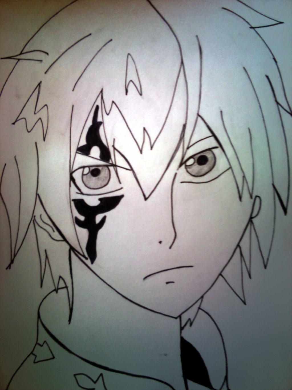 Wallpapers Art - Pencil Manga - Fairy Tail Jellal Fernandes de FT