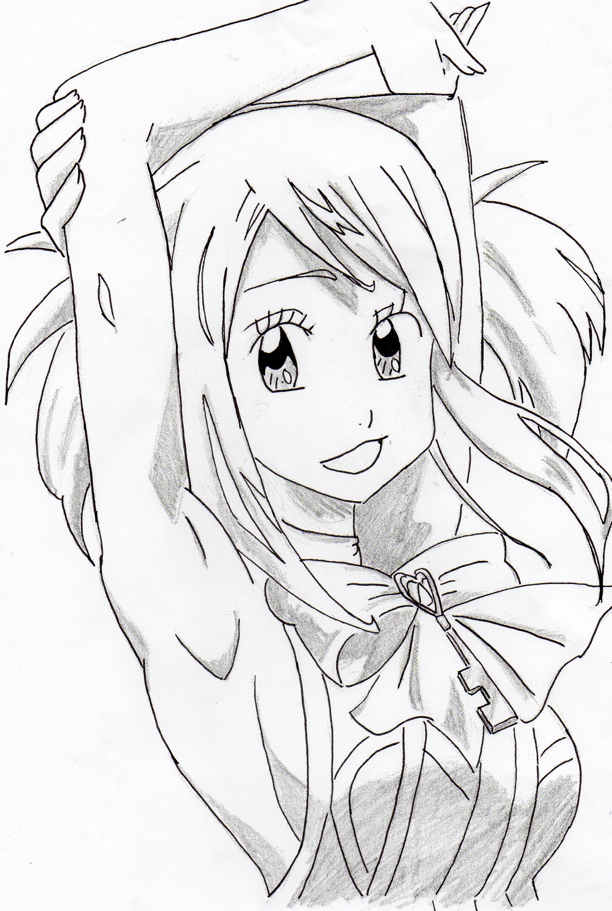 Wallpapers Art - Pencil Manga - Fairy Tail 