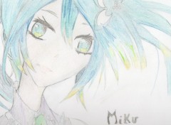  Art - Pencil Miku Hatsune