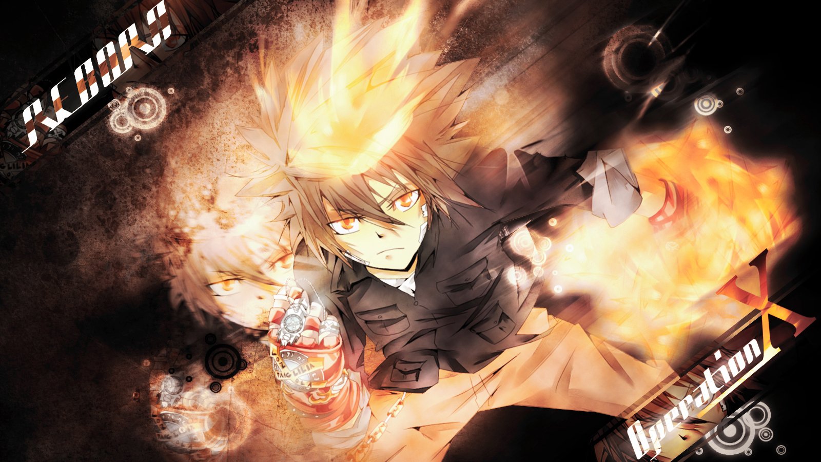 Wallpapers Manga Katekyoshi Hitman Reborn REBORN! Tsuna operation X