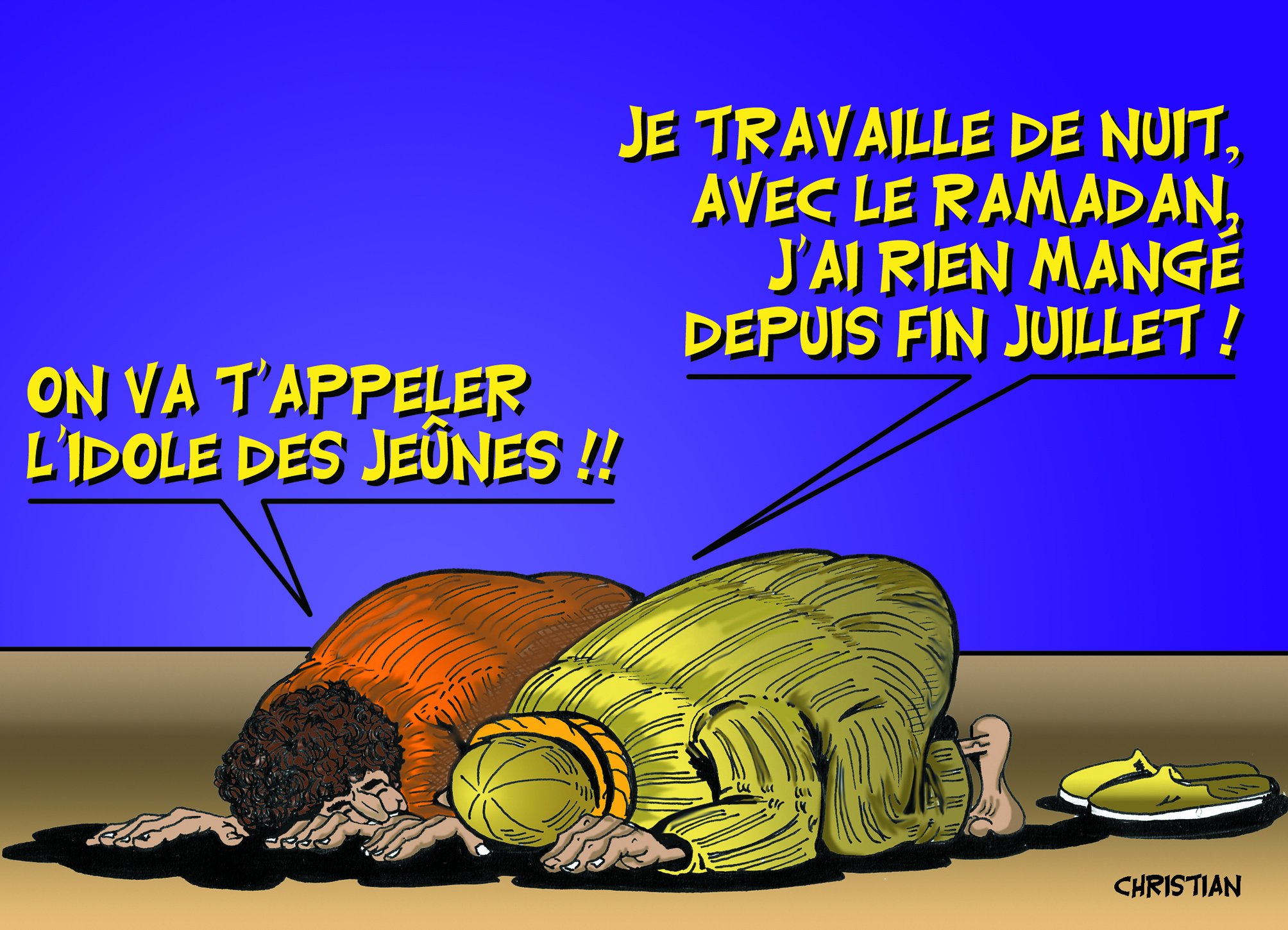 Fonds d'cran Humour Clins D'oeil RAMADAN : Le jene ... Dur ! dur !.... 