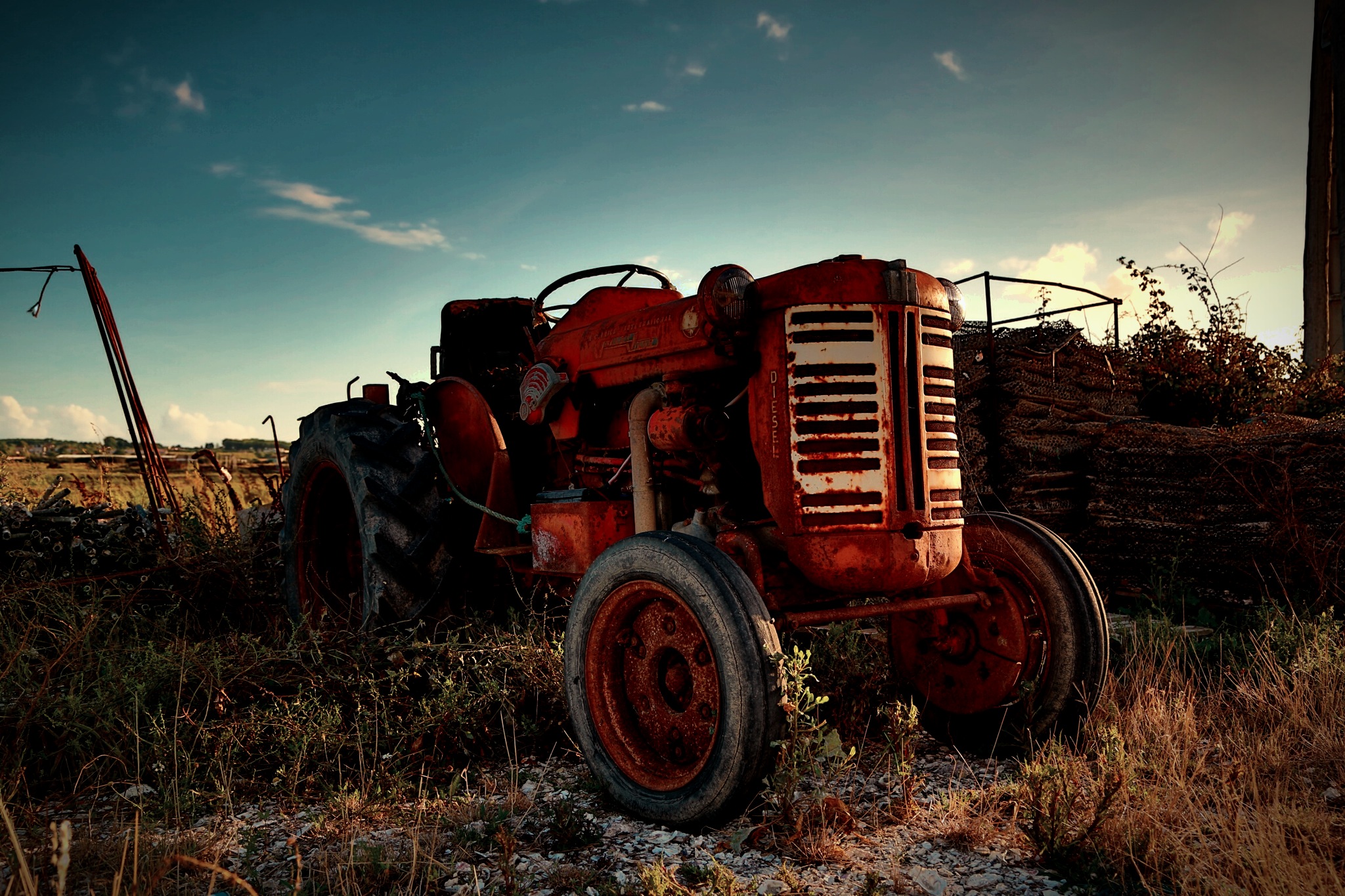 Fonds d'cran Transports divers Tracteurs Good old car