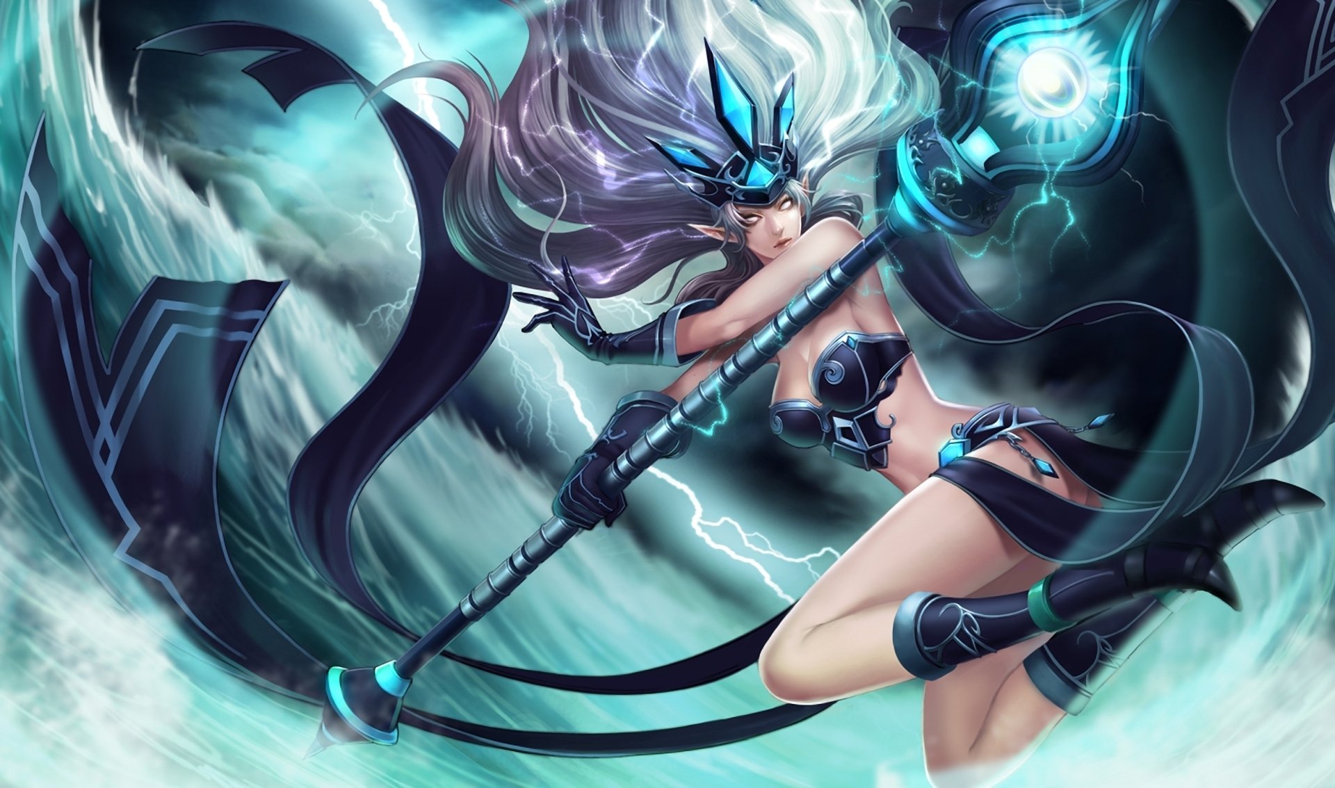 Fonds d'cran Jeux Vido League of Legends - Clash of Fates Janna the Storm's Fury