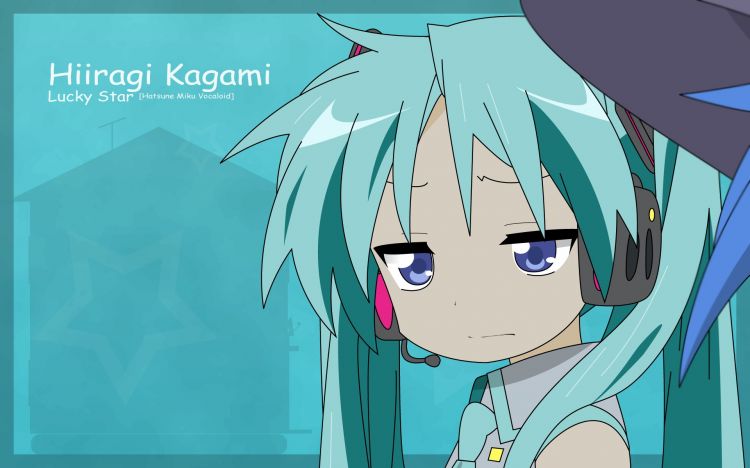 Fonds d'cran Manga Miku Hatsune  Hiiragi Kagami