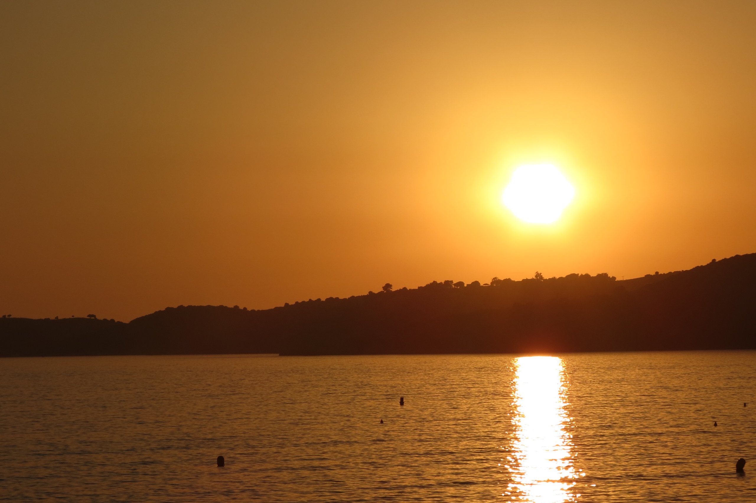 Fonds d'cran Nature Couchers et levers de Soleil Plage de Sagone, prs d'Ajaccio , corse