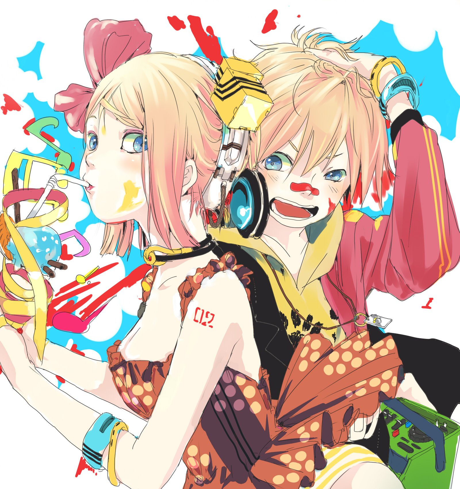 Fonds d'cran Manga Vocalods Rin and Len 