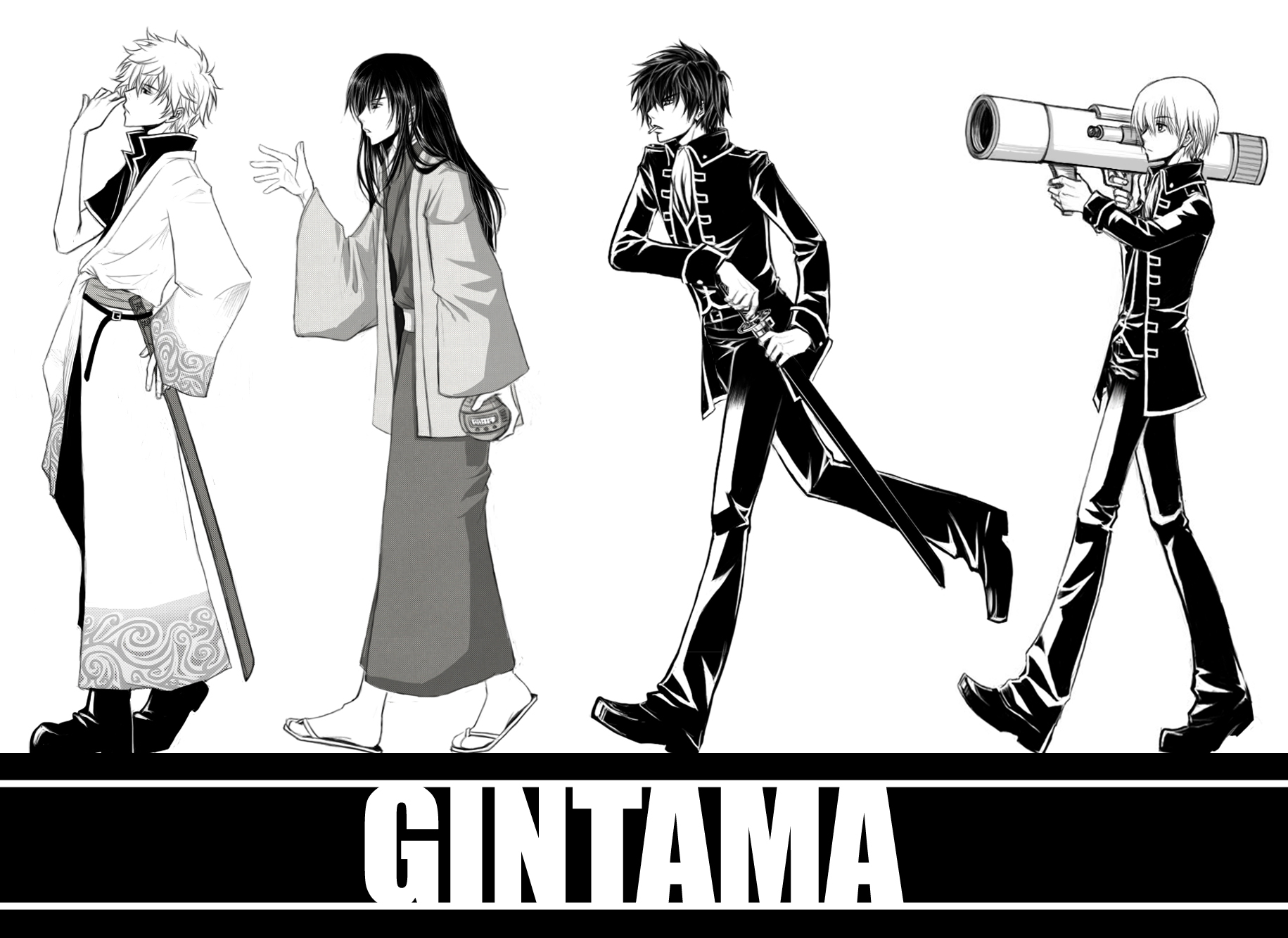 Fonds d'cran Manga Gintama 