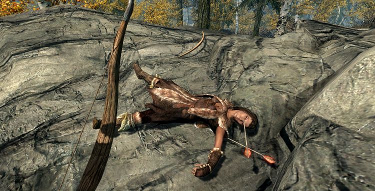 Fonds d'cran Jeux Vido The Elder Scrolls V: Skyrim Tir  dix points