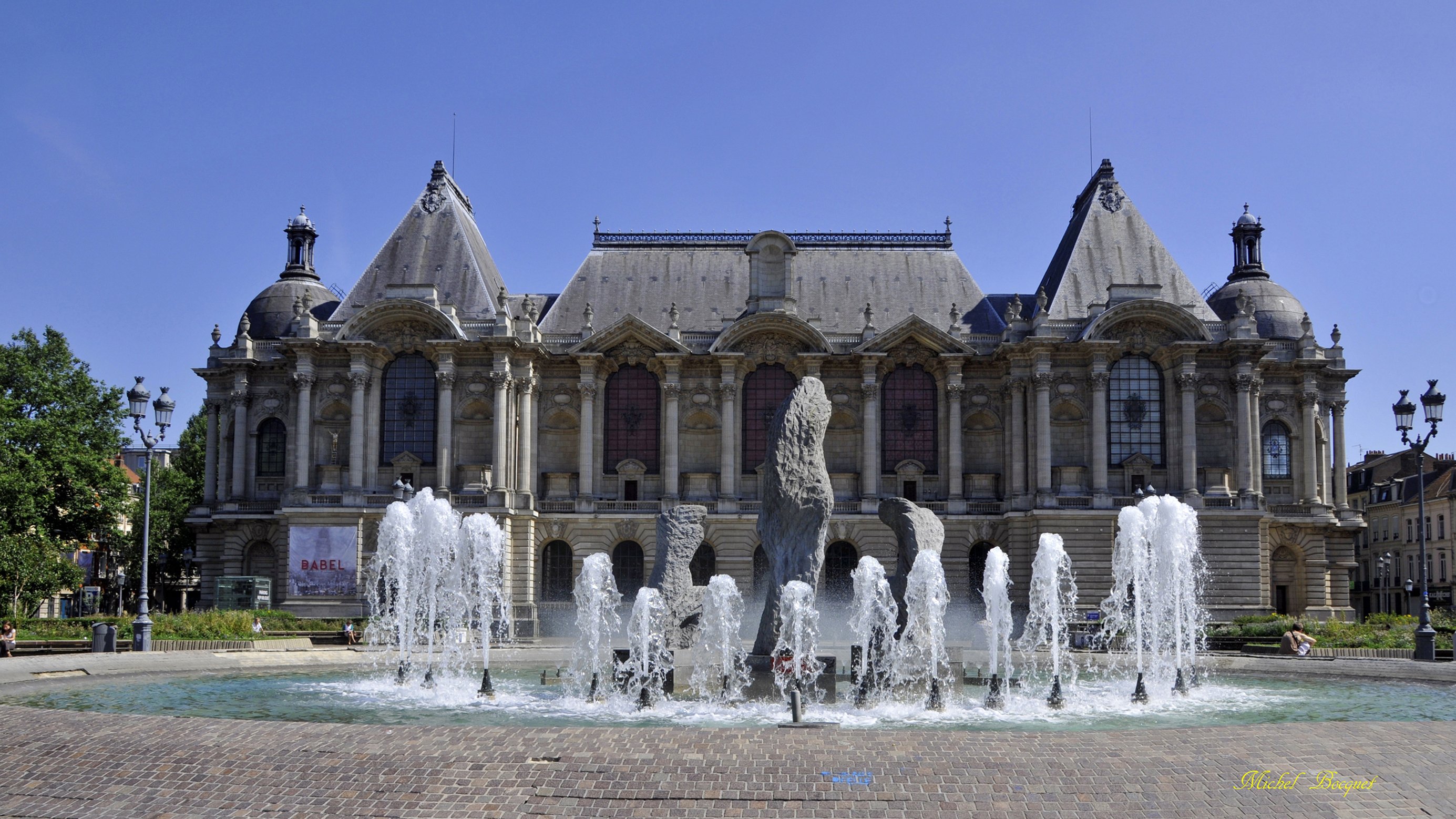 Fonds d'cran Constructions et architecture Fontaines - Jets d'eau Le palais des Beaux Arts de Lille