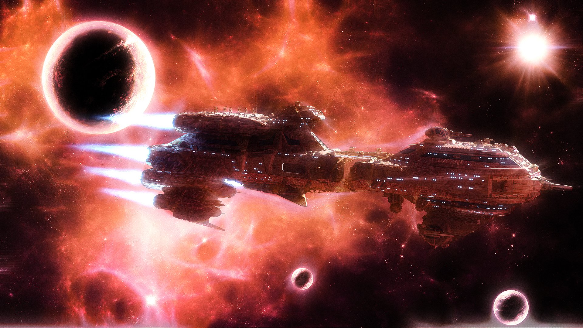 Wallpapers Fantasy and Science Fiction Spaceships 