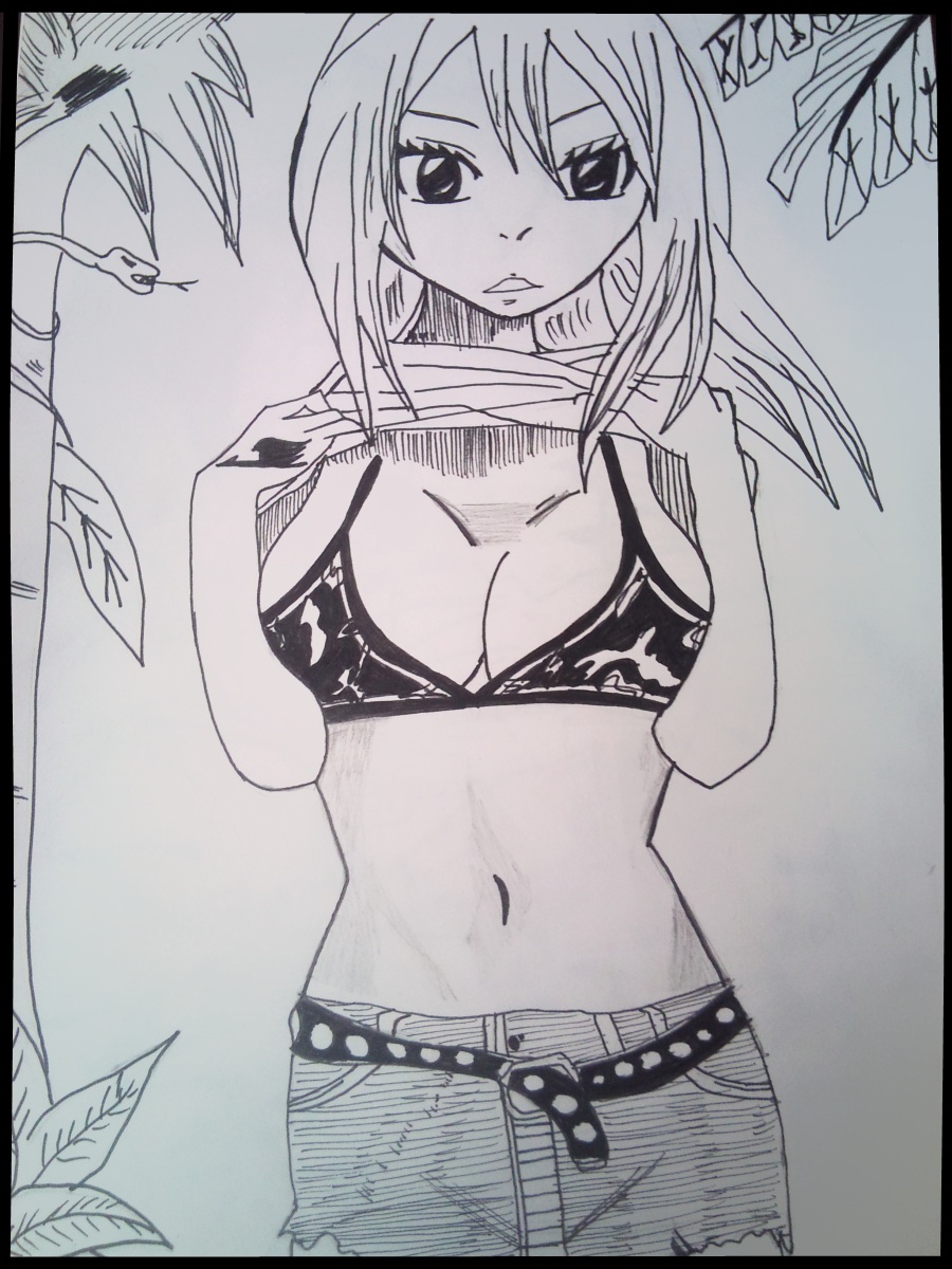 Fonds d'cran Art - Crayon Manga - Fairy Tail Lucy Heartfilia 