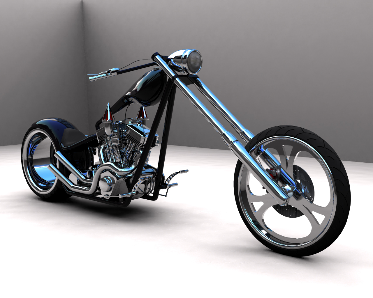 Fonds d'cran Motos Chopper 