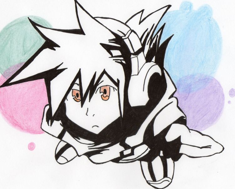 Fonds d'cran Art - Crayon Jeux Vido the world ends with you