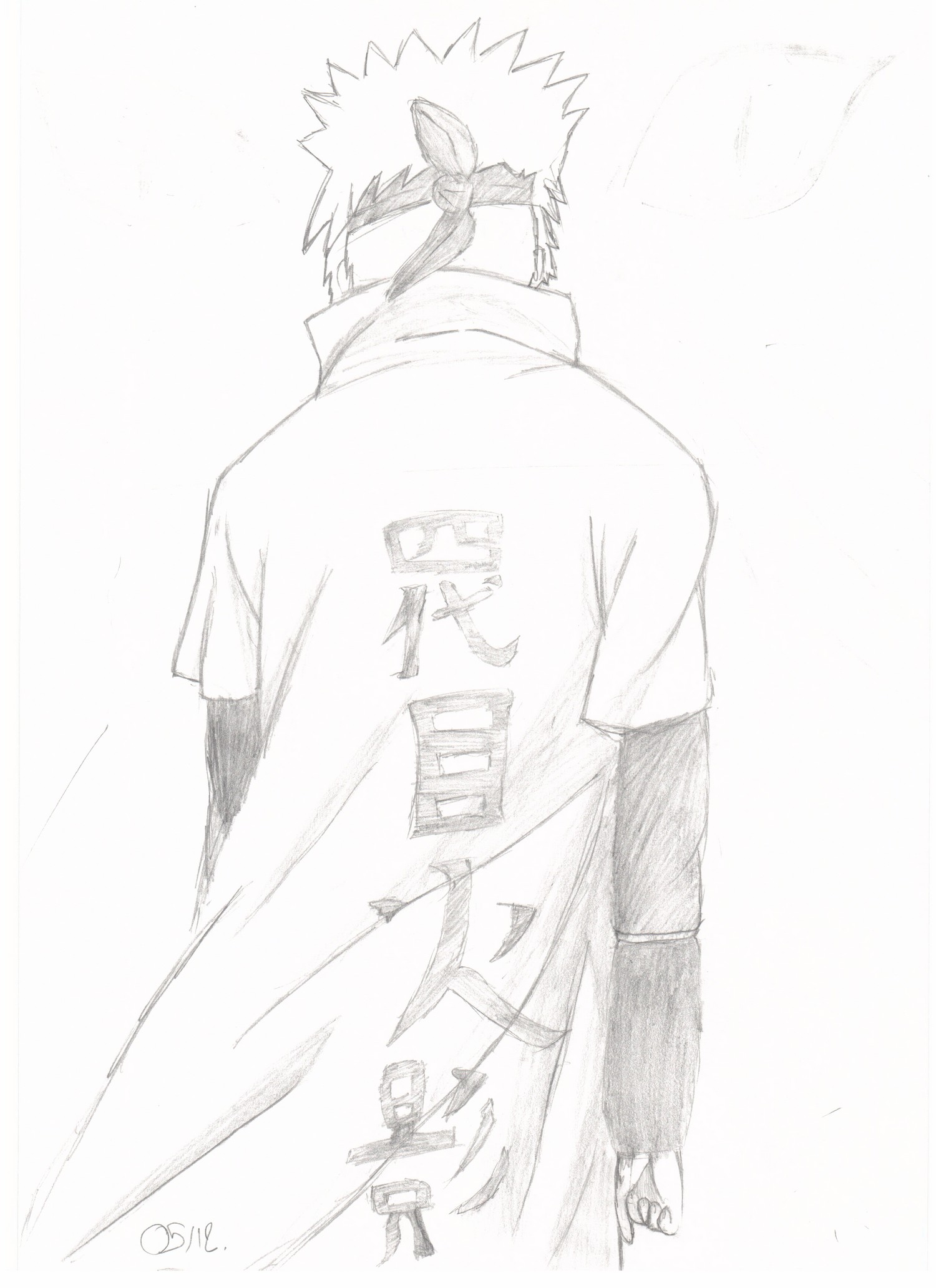 Wallpapers Art - Pencil Manga - Naruto minato