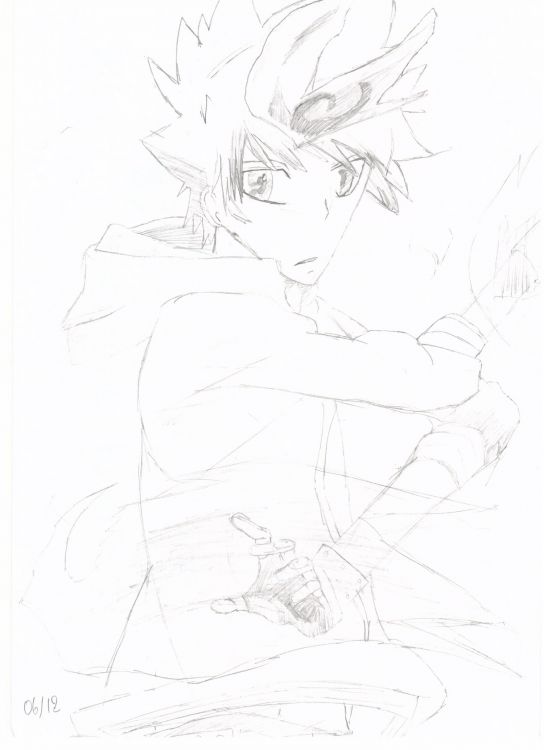 Wallpapers Art - Pencil Manga - Kateikyoushi Hitman Reborn tsunayoshi