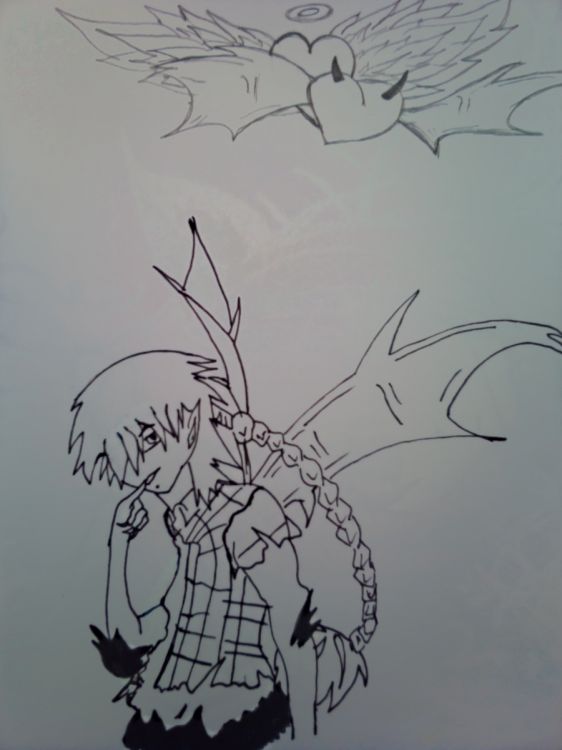 Wallpapers Art - Pencil Manga - Miscellaneous Petit demon