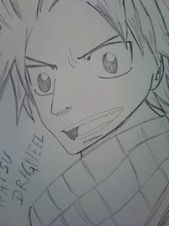 Fonds d'cran Art - Crayon Manga - Fairy Tail Natsu Dragneel