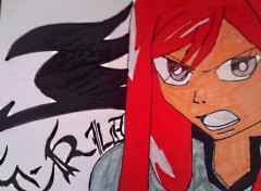  Art - Pencil Erza Scalet