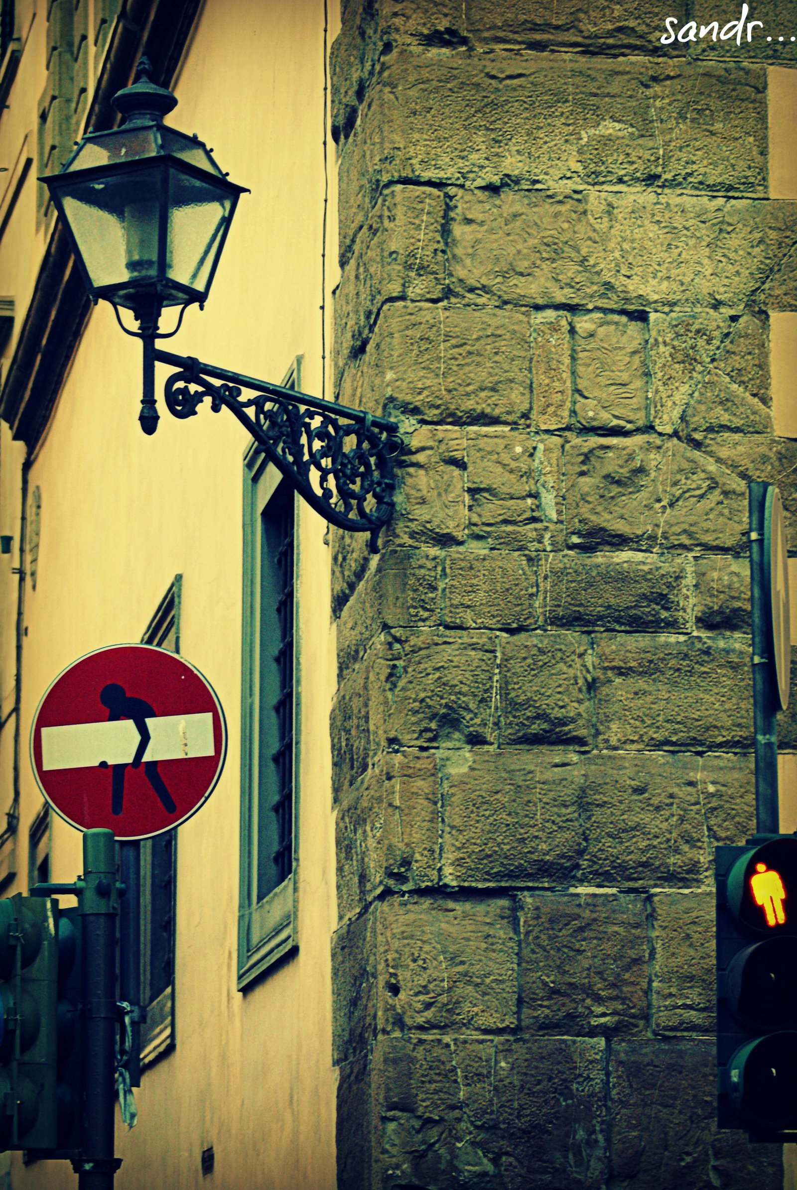 Fonds d'cran Objets Panneaux road marking firenze