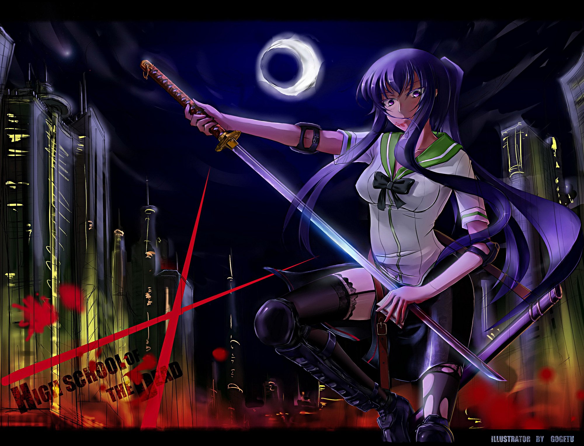 Wallpapers Manga High School of the dead 