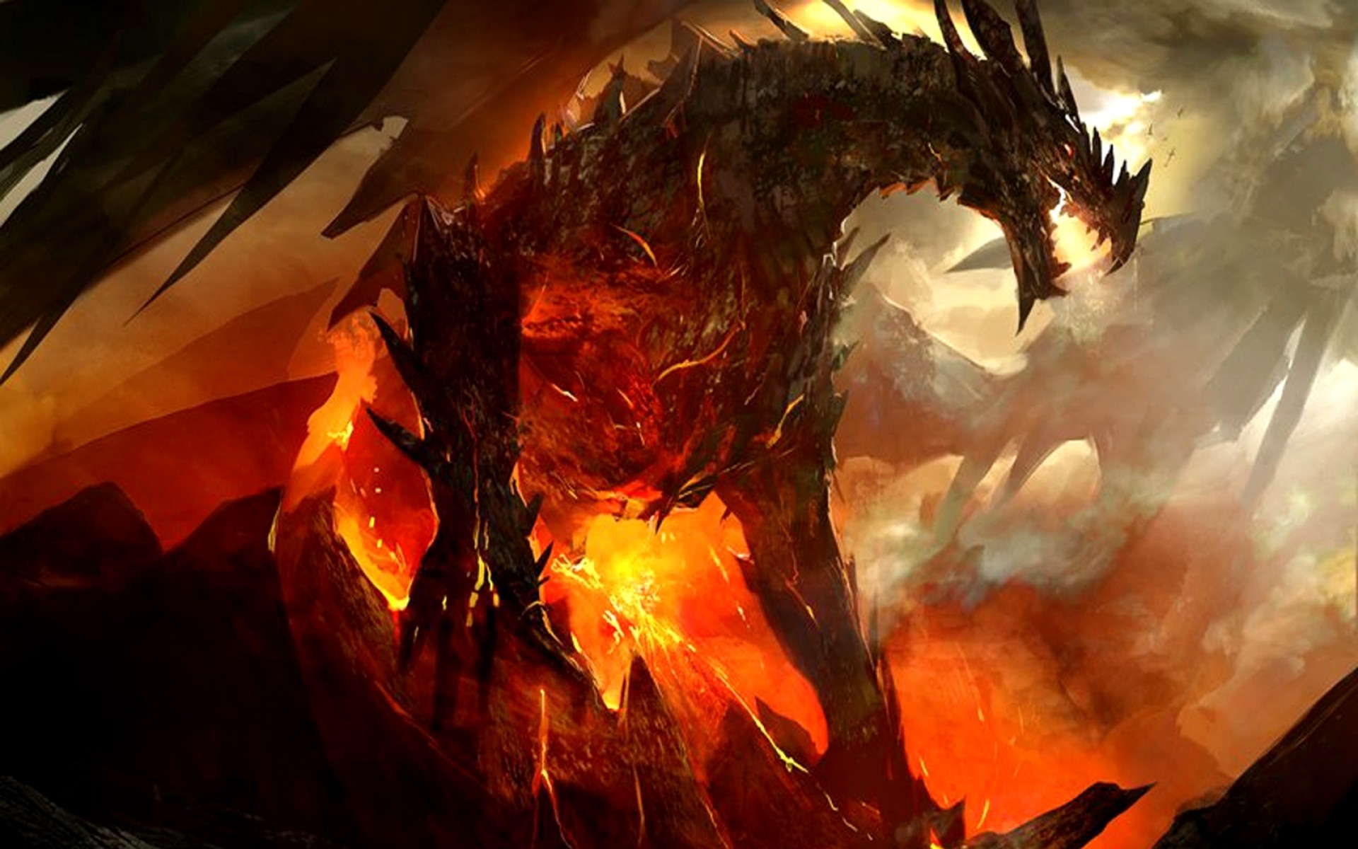 Wallpapers Fantasy and Science Fiction Creatures : Dragons 