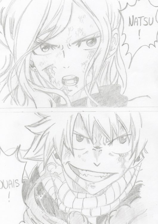 Wallpapers Art - Pencil Manga - Fairy Tail Wallpaper N312891