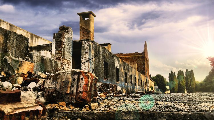 Fonds d'cran Constructions et architecture Ruines - Vestiges ancienne briqueterie