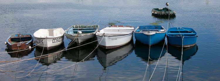 Wallpapers Boats Small Boats - Canoes mener sa barque  bon port