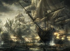  Art - Painting The Battle of Trafalgar