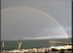  Nature Arc en ciel sur le Lido  Venise