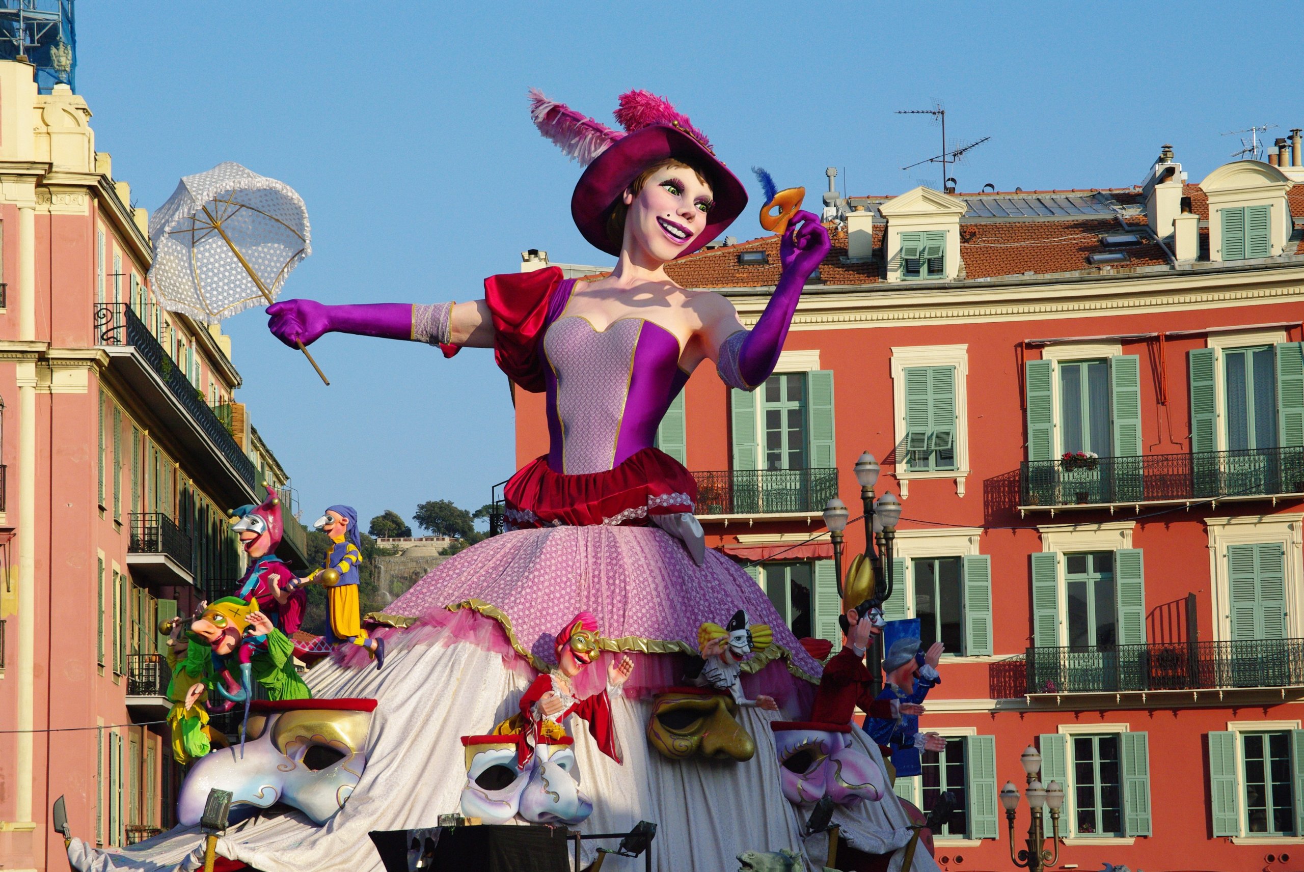 Fonds d'cran Hommes - Evnements Carnavals - Costumes Reine du Carnaval de nice 2009