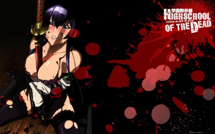 Fonds d'cran Manga High School of the dead Wallpaper N313027