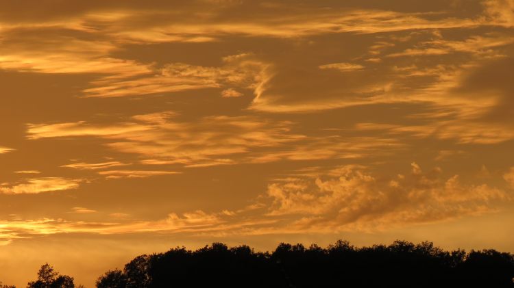 Fonds d'cran Nature Couchers et levers de Soleil ciel orang