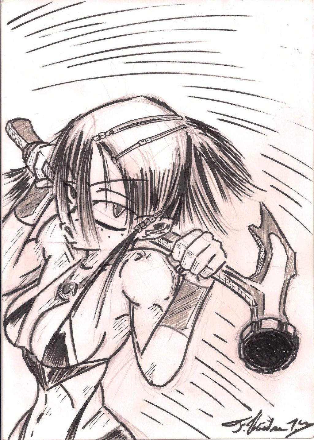 Wallpapers Art - Pencil Manga - Miscellaneous SEXY hammer !!!!