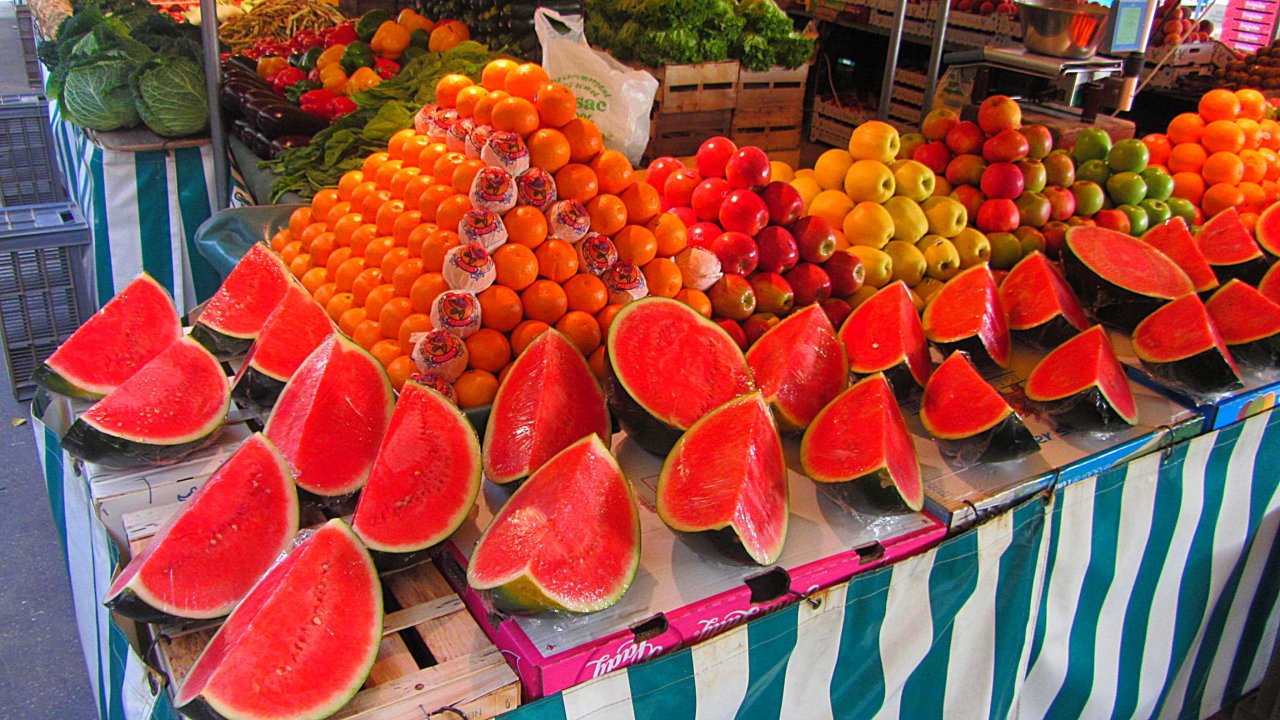 Wallpapers Nature Fruits marché