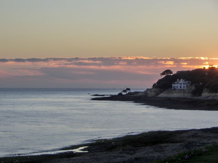 Fonds d'cran Nature Mers - Ocans - Plages soleil couchant