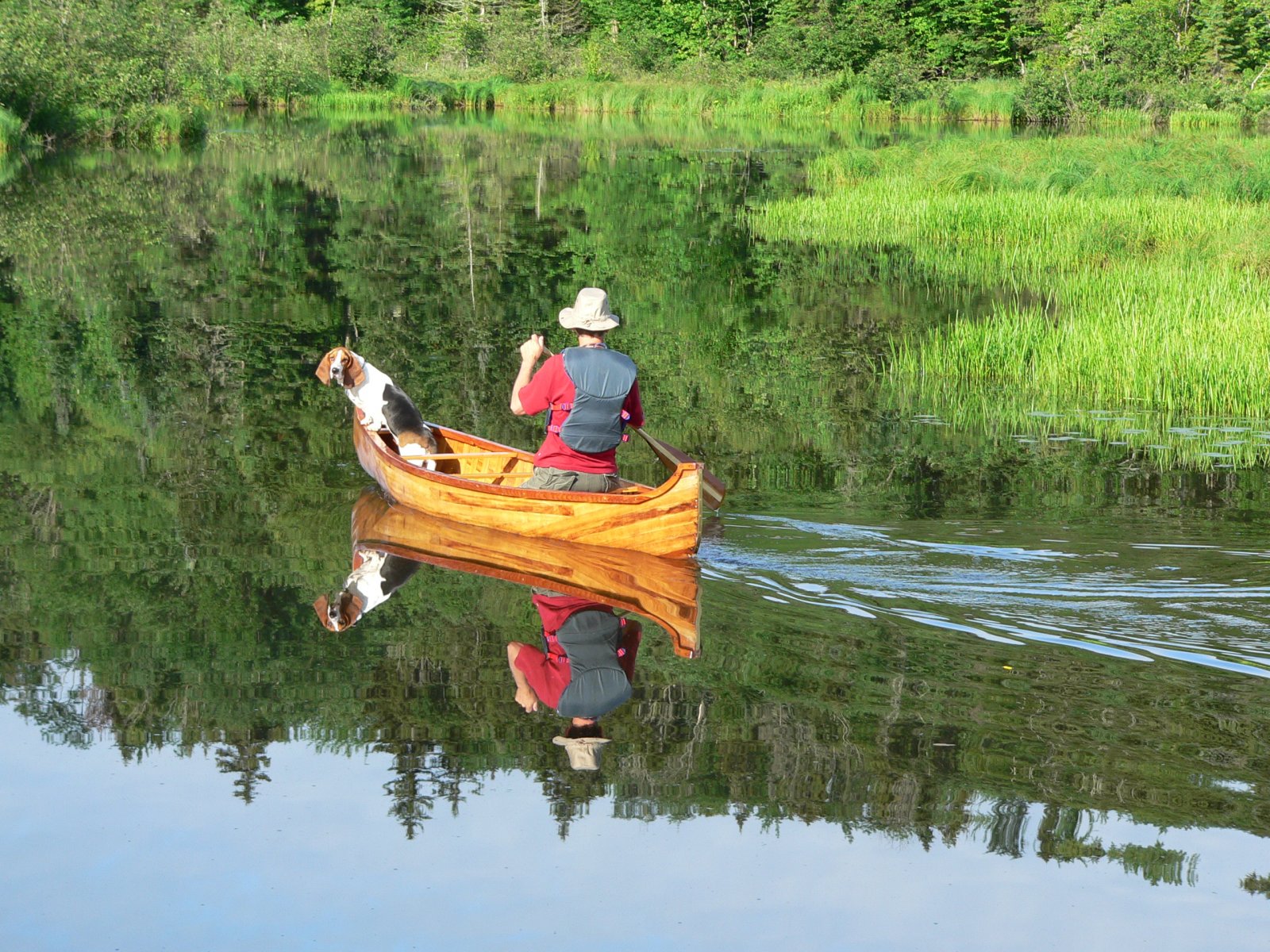 Wallpapers Boats Small Boats - Canoes L'Homme et la Nature