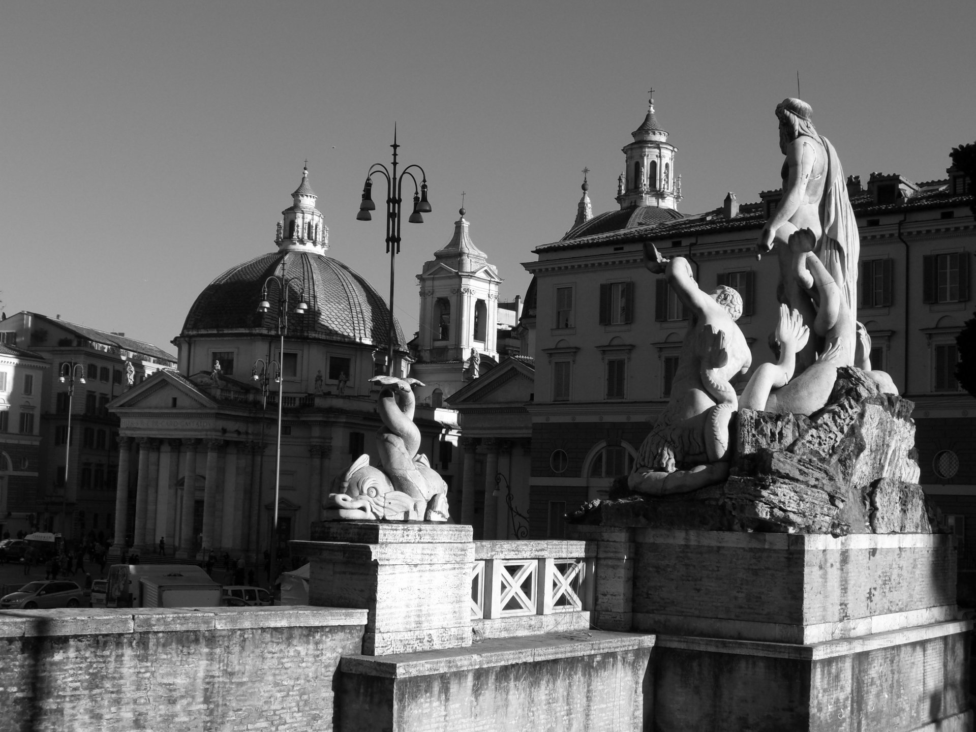 Fonds d'cran Constructions et architecture Statues - Monuments Rome