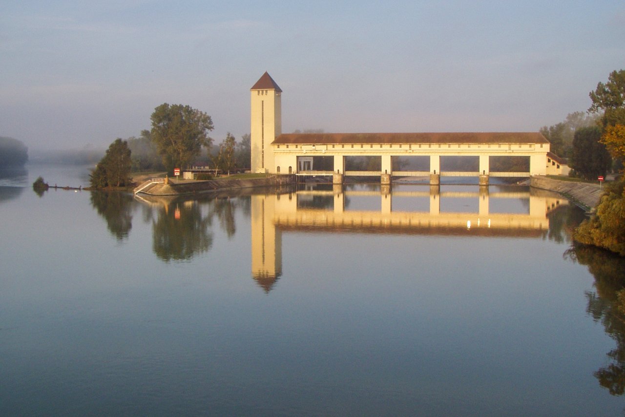 Wallpapers Constructions and architecture Dams - Locks Le barrage de Jons